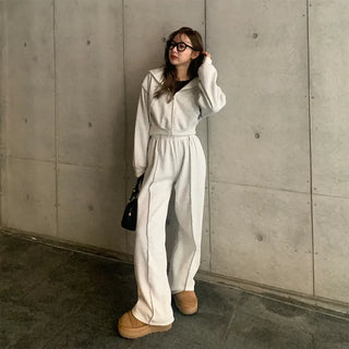 Stitch Point Hooded Set-up