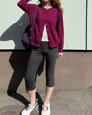 Polka Dot Capri Pants