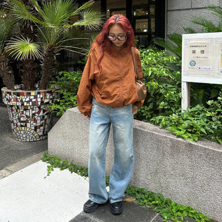 Colored windbreaker jacket