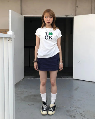 (ORIGINAL) Lucky Glow Clover T-Shirt