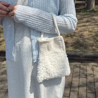 Knitted mini bag