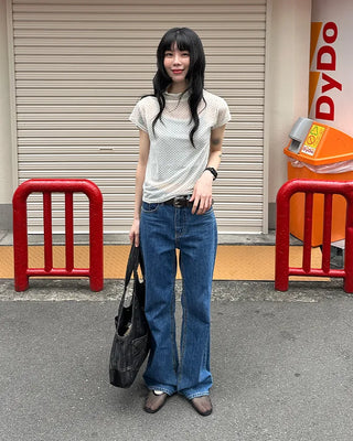 Polka Dot See-Through T-Shirt