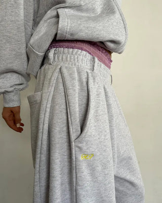 (ORIGINAL) Side-tuck Loose Fit Sweatpants (Fleece Lined)