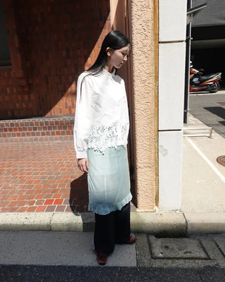 Layered ruffle skirt