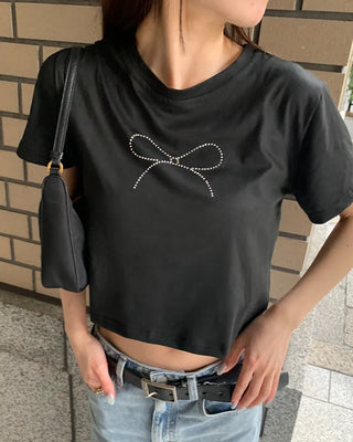 Ribbon Slim Fit T-Shirt