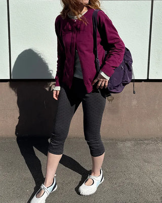 Polka Dot Capri Pants