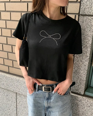 Ribbon Slim Fit T-Shirt