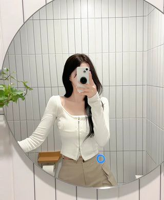 [Lined] Cargo pleated skirt (4 colors)