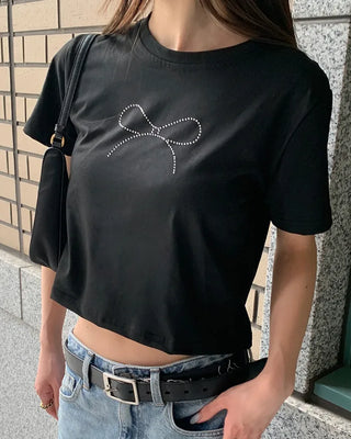 Ribbon Slim Fit T-Shirt
