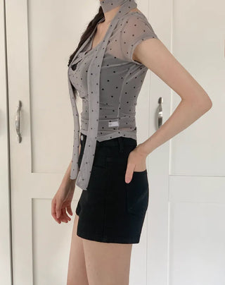 [Pelvic support pad included] Daily shorts
