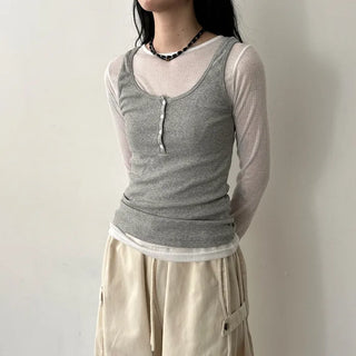 Polka Dot & Silver Ball Necklace