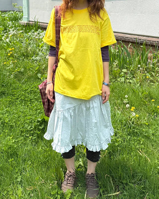 Lettering Half T-shirt