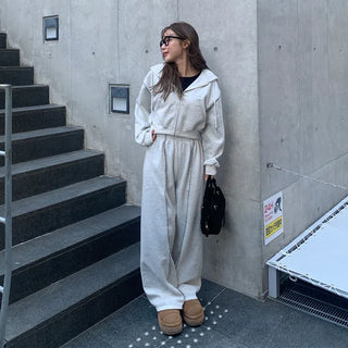 Stitch Point Hooded Set-up