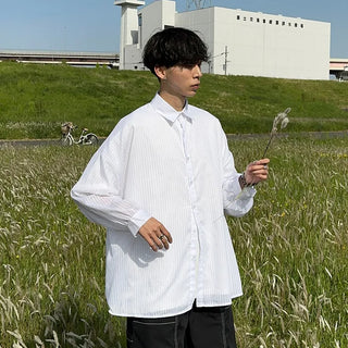 Summer Volume Stripe Shirt