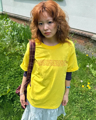 Lettering Half T-shirt