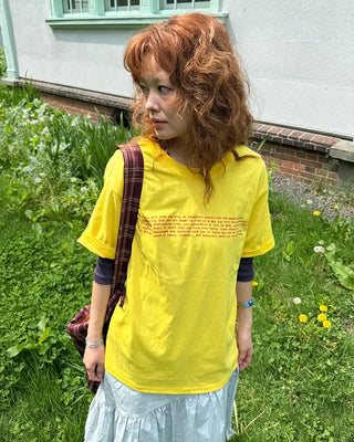 Lettering Half T-shirt