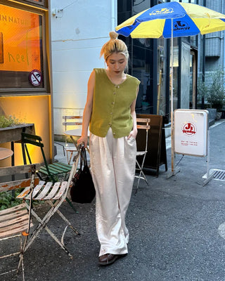 Satin Straight Easy Pants
