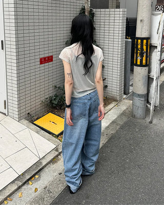 Polka Dot See-Through T-Shirt