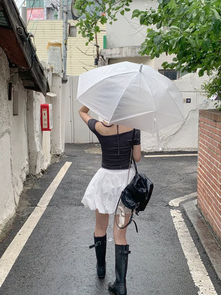 Balloon mini skirt (4 colors)