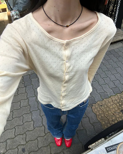 Daily Round Neck Cardigan
