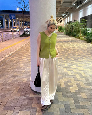 Satin Straight Easy Pants