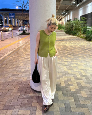 Satin Straight Easy Pants