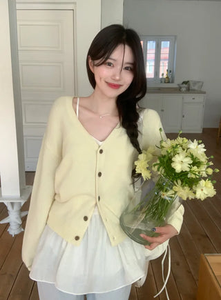 Layered chiffon blouse