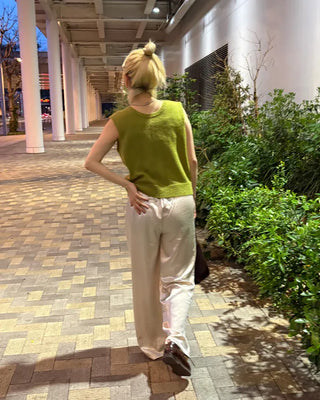 Satin Straight Easy Pants