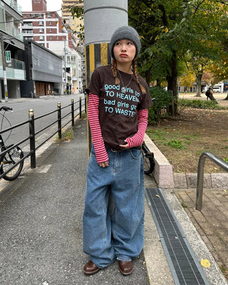 (ORIGINAL) Loose Fit Denim Pants