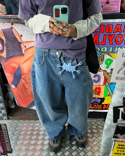 (ORIGINAL) Loose Fit Denim Pants