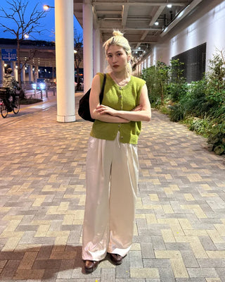 Satin Straight Easy Pants