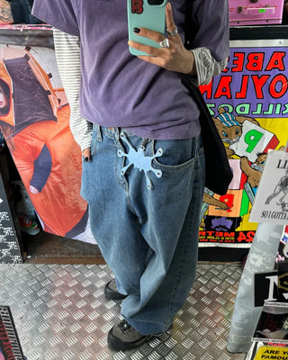 (ORIGINAL) Loose Fit Denim Pants