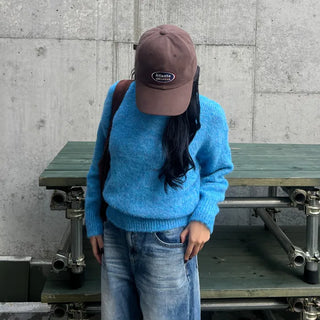Wool round knit