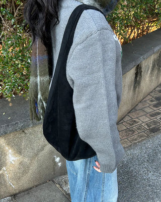 Daily Suede Shoulder Bag