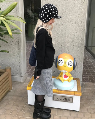 Knit lace midi skirt