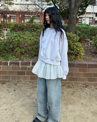 See-through camisole shirred dress