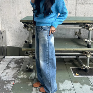Wool round knit