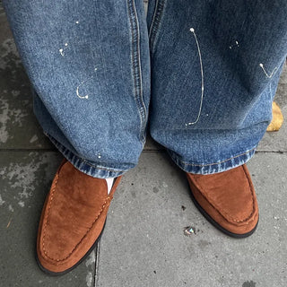 Basic suede loafers