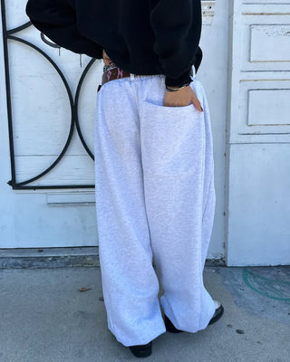 (ORIGINAL) Side-tuck Loose Fit Sweatpants (Fleece Lined)