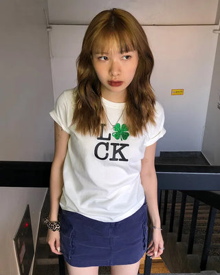 (ORIGINAL) Lucky Glow Clover T-Shirt