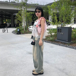Ribbon Shirring Shoulder Bag