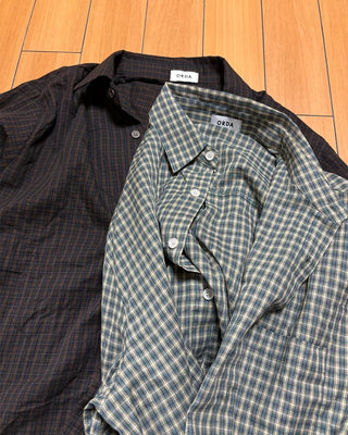 Linen cropped shirt