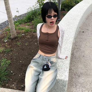 Camisole with ribbed cups