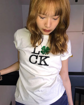 (ORIGINAL) Lucky Glow Clover T-Shirt
