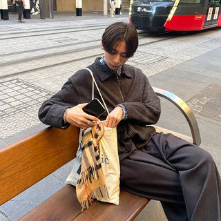 Two-pocket zip jacket