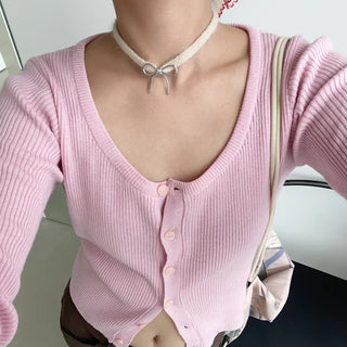 Basic Rib Cardigan