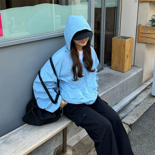 String Hooded Mountain Parka