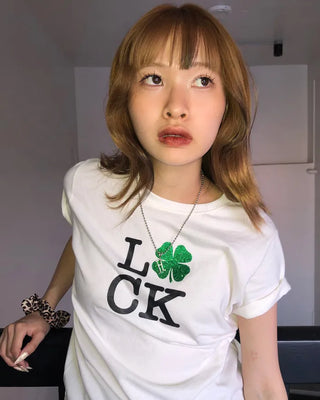 (ORIGINAL) Lucky Glow Clover T-Shirt