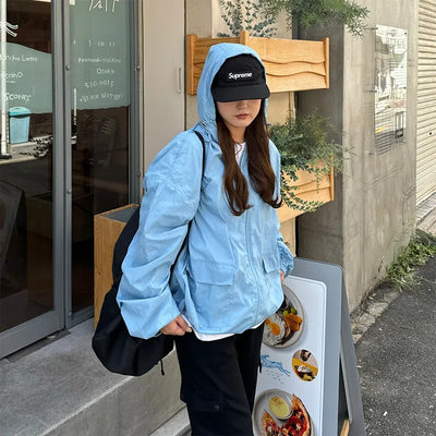 String Hooded Mountain Parka