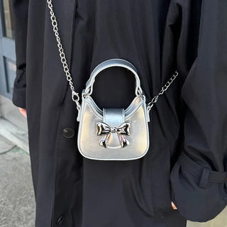Ribbon chain mini bag